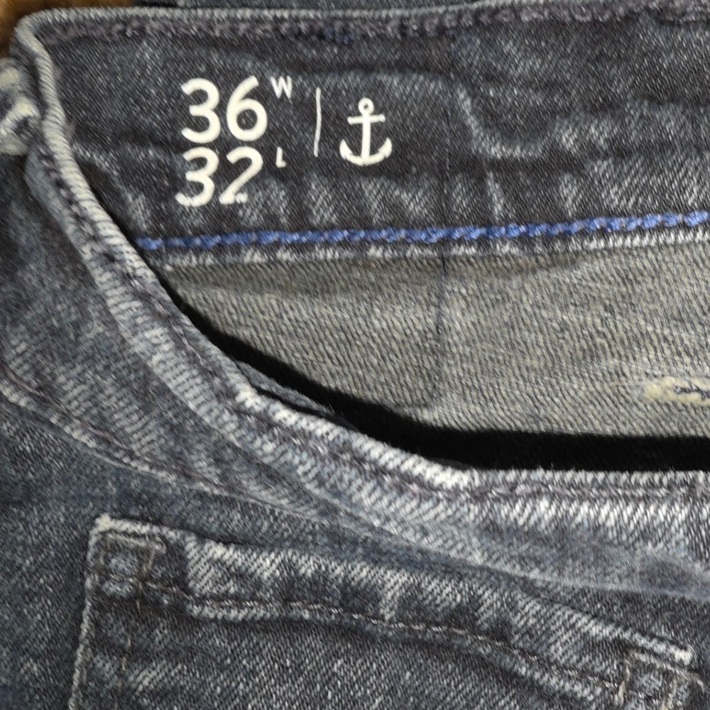 Nautica Straight Fit Jeans Mens Denim Pants Dark Wash Size 36 x 32 - Picture 6 of 11
